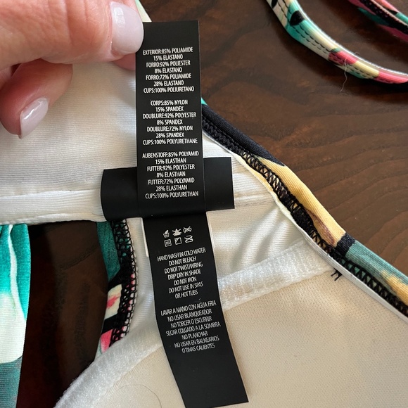 Coco Reef Tropical Print Bikini Top - Picture 9 of 10